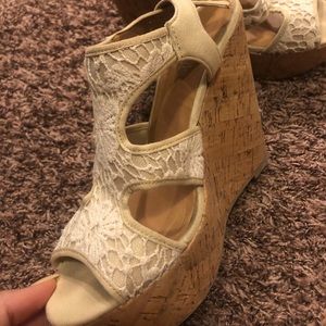 Cream Wedges